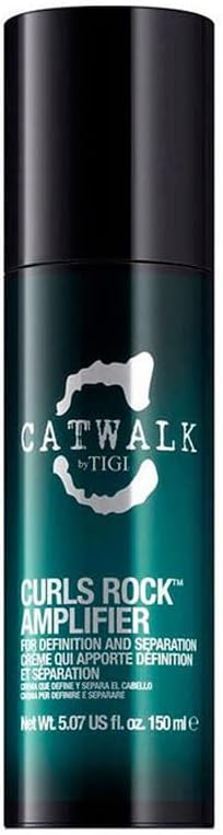 Catwalk by TIGI Curls Rock Amplifier Curling Cream for Definition and Control of Curly Hair, 150 ml (Packaging May Vary)