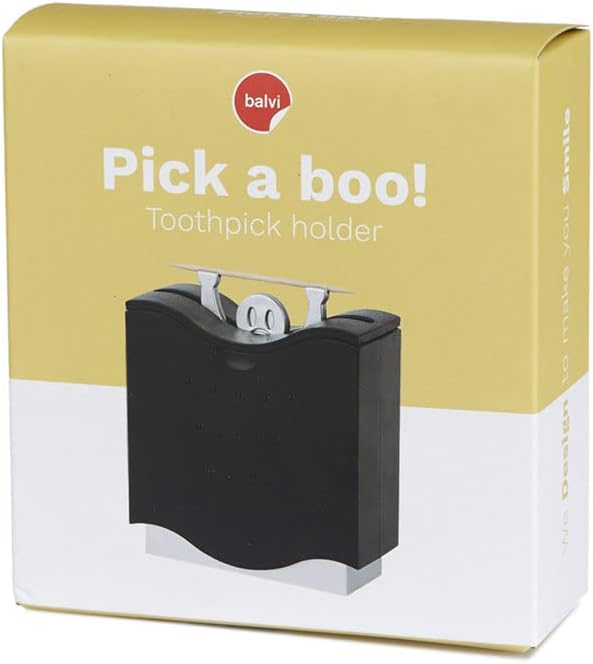 Balvi - Pick a Boo! Toothpick holder with dispenser. Through a mechanism Toothpick App