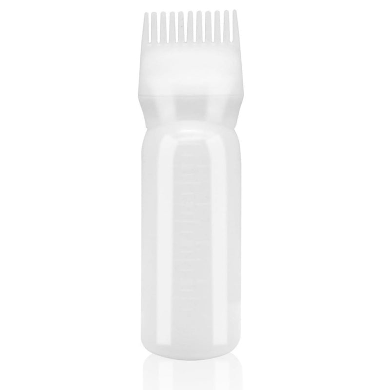 dshyuauoci Hair Oil Applicator, 160 ml Hair Oil Dispenser with Scale, Hair Dyeing at Home for Medicine, Care and Hair Dying, Barber Shops Pink