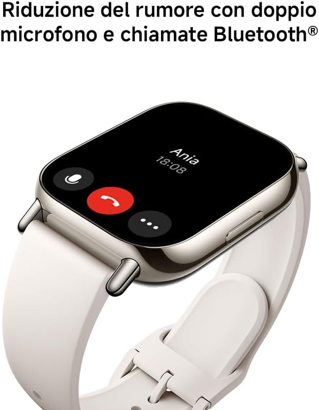 Xiaomi Redmi Watch 5 Lite, Smartwatch with AMOLED Display 1.96 inches, Built-in GNSS, Bluetooth Calls, 18 Days Autonomy, 5ATM Water Resistance, Health and Sleep Monitor, 150+ Fitness Modes, Black