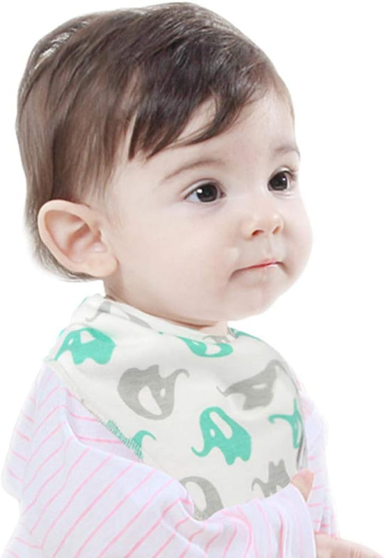 SLOSH 17 Bavaglino Neonato Bavaglini Bandana Cotone 100% Neonati Neonata Dentizione Panno per Ruttino Unisex