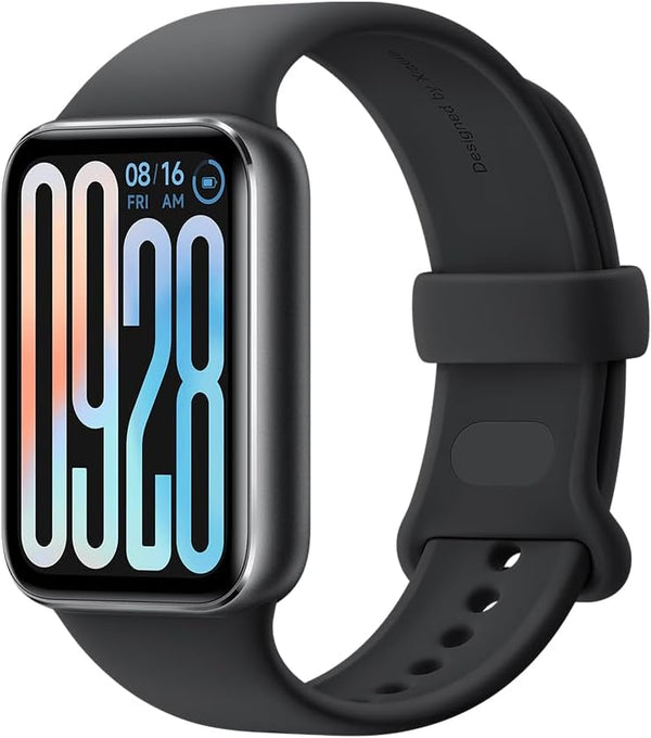 Xiaomi Smart Band 9 Pro, 1.74 inch AMOLED Screen, Aluminium Frame, 21 Days Battery, Improved Monitoring of SpO2, Heart Rate and Sleep, Integrated GPS, Water 5 ATM, Black
