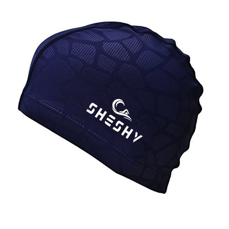 SheShy Uomini Impermeabile a prova di umidità Formato adulto cappello nuoto flessibile Cuffia da nuoto Cotton Fiber