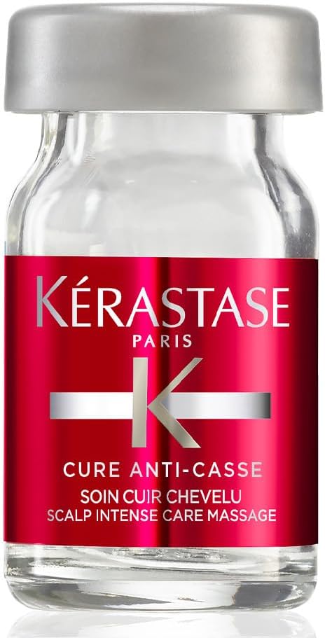 Kérastase Spécifique Anti-Hair Loss Treatment in Ampoules, Hair Growth and Strengthening, Men & Women, Cure Anti-Chute X10, 10 Vials of 5 ml