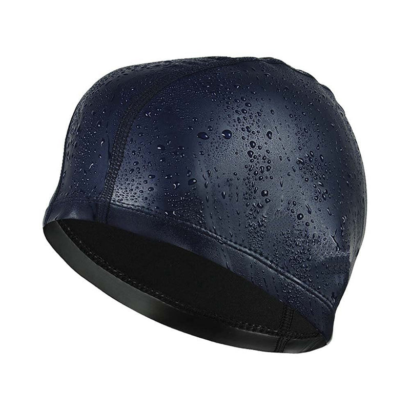 SheShy Uomini Impermeabile a prova di umidità Formato adulto cappello nuoto flessibile Cuffia da nuoto Cotton Fiber