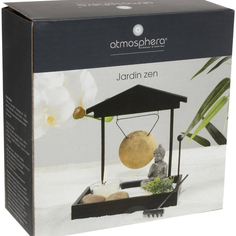 ATMOSPHERA CREATEUR D'INTERIEUR - Zen Garden Black 15 x 15 cm