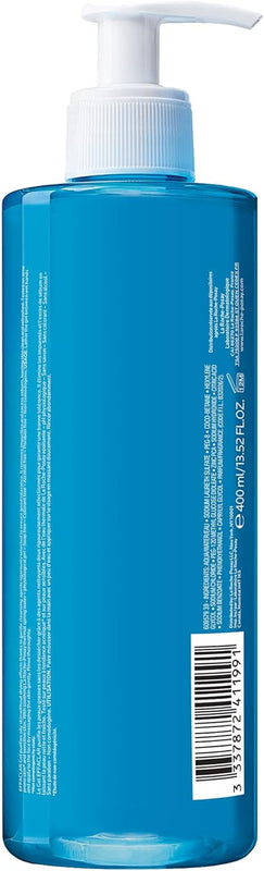 La Roche Posay Effaclar Cleansing Gel for Acne-prone Skin, Purifying Action, Removes Sebum and Impurities, Enriched with Thermal Water and Zinc, 400 ml