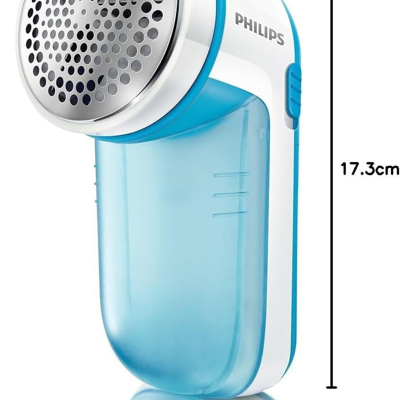 Philips Lint Lever - Removes Lint from All Fabrics, Fast Blade 8800 RPM, Large Shaving Area, 3 Hole Mesh, Removable Container (GC026/00)