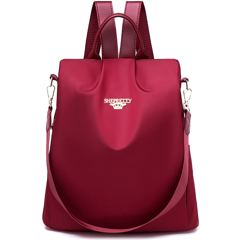 shepretty Zaino Donna Borsa pelle Impermeabile casual borsetta