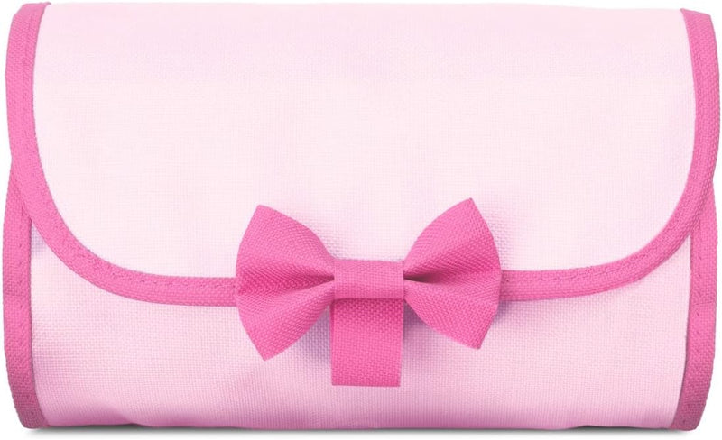 Chicco Baby Bath Set, Gift Idea, Baby Gift, with Comb, Soft Brush, Thermometer, Sponge Bath Glove and a Pair of Scissors, Baby Hygiene, Baby Bath Products, Pink