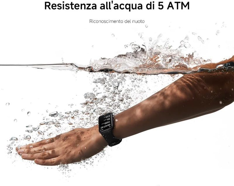 Xiaomi Smart Band 9 Pro, 1.74 inch AMOLED Screen, Aluminium Frame, 21 Days Battery, Improved Monitoring of SpO2, Heart Rate and Sleep, Integrated GPS, Water 5 ATM, Black