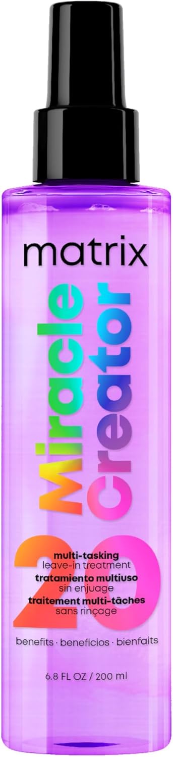 Matrix Multi-Benefit Spray Treatment Scented Heat Protector Professional Styling Miracle Creator 190ml Package May Vary