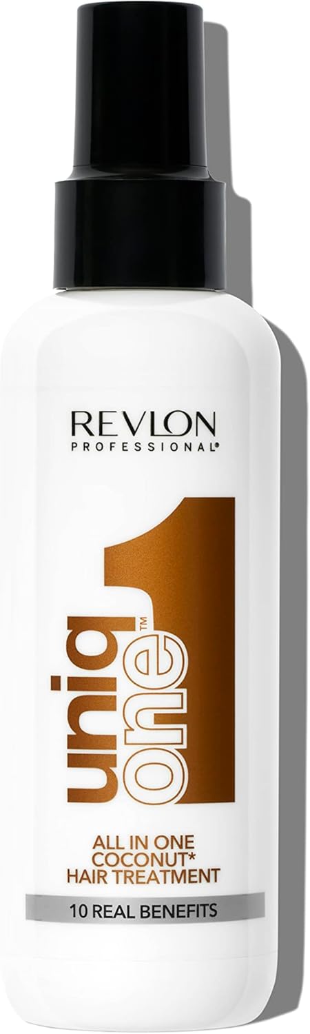 Revlon Professional UniqOne Coconut All in One Hair Treatment Without Rinse, Moisturizes, Protects and Repairs (150 ml), Coconut Fragrance
