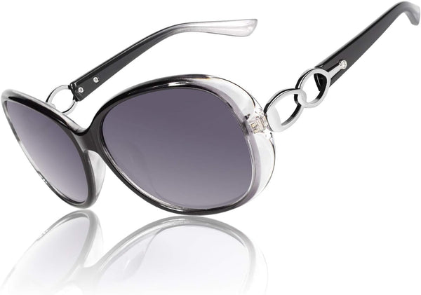 CGID MJ85 Women's Polarized Sunglasses Large Retro Designer UV400 Protection Sunglasses