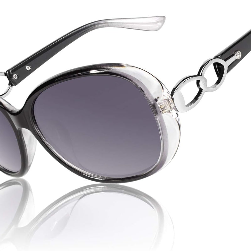 CGID MJ85 Women's Polarized Sunglasses Large Retro Designer UV400 Protection Sunglasses