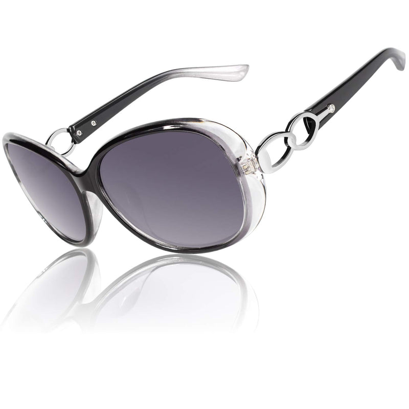 CGID MJ85 Women's Polarized Sunglasses Large Retro Designer UV400 Protection Sunglasses