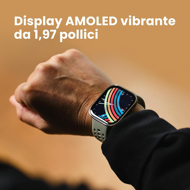 Amazfit Bip 6 Smart Watch 46 mm, batteria da 14 giorni, display AMOLED 1,97