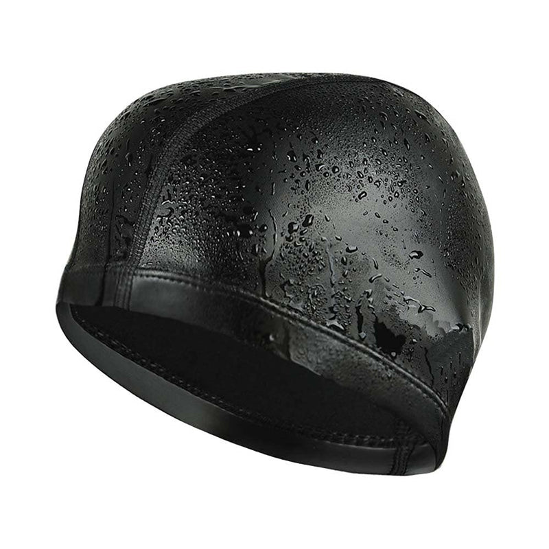 SheShy Uomini Impermeabile a prova di umidità Formato adulto cappello nuoto flessibile Cuffia da nuoto Cotton Fiber