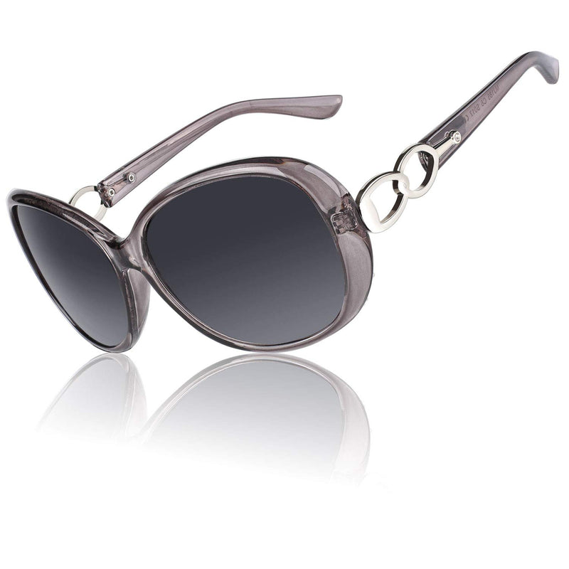 CGID MJ85 Women's Polarized Sunglasses Large Retro Designer UV400 Protection Sunglasses