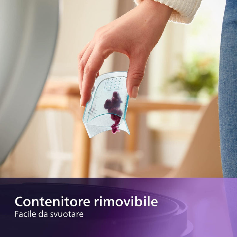Philips Lint Lever - Removes Lint from All Fabrics, Fast Blade 8800 RPM, Large Shaving Area, 3 Hole Mesh, Removable Container (GC026/00)