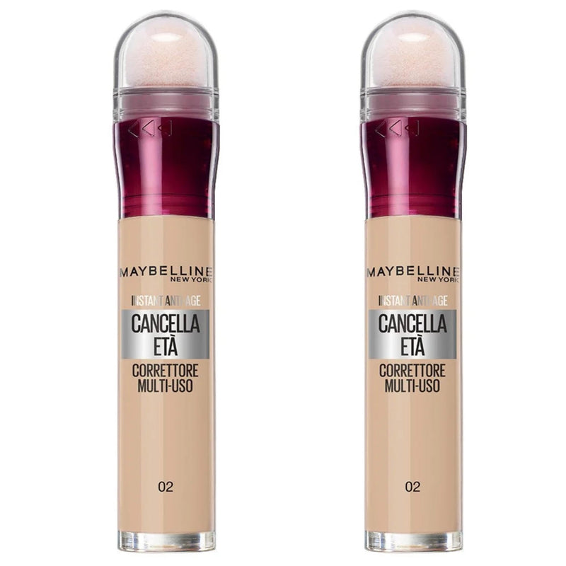 Maybelline New York Multi-Use Concealer Hydrating Concealer with Modular Coverage, Blemishes and Dark Circles Covered, Goji Berries and Haloxyl, Clear Ages, Shades: 02 Nude, 5 ml