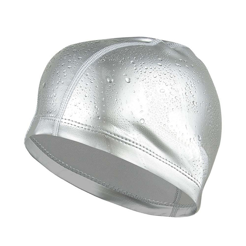 SheShy Uomini Impermeabile a prova di umidità Formato adulto cappello nuoto flessibile Cuffia da nuoto Cotton Fiber