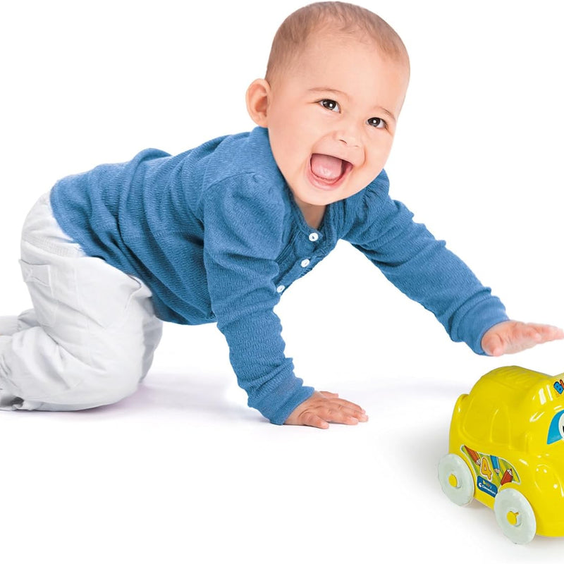 Baby Clementoni – Activity Vehicles, Cars for Children 10+ Months, Early Childhood Toy Made in Italy, Play For Future, 4 Stacking Vehicles for Developing Coordination, Manuality and Creativity, 17111