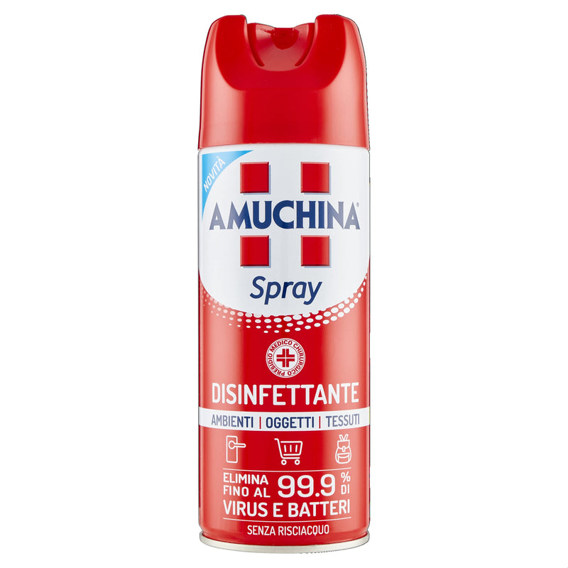Amuchina Spray Disinfettante Virucida per Ambienti, Oggetti e Tessuti, 100 ml