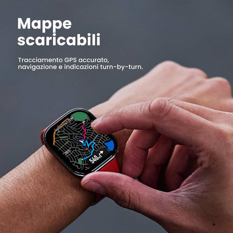 Amazfit Bip 6 Smart Watch 46 mm, batteria da 14 giorni, display AMOLED 1,97