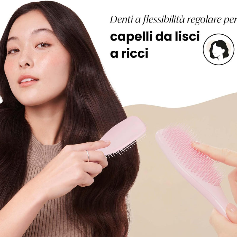 Tangle Teezer | The Ultimate Detangler Spazzola per capelli | Per capelli umidi e asciutti | Districa tutti i tipi di capelli | Riduce la rottura, elimina i nodi | Millennial Pink