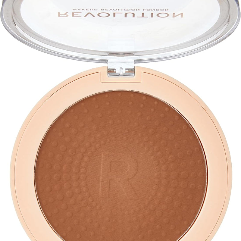 REVOLUTION BEAUTY, Mega Bronzer in Polvere, Opaco 0 - Cool, Brown