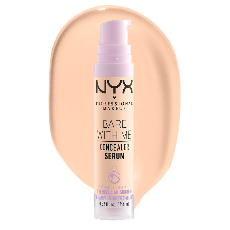 NYX Professional Makeup Bare With Me, Siero Correttore, Naturale, Copertura Media, Vanilla, 9.6ml
