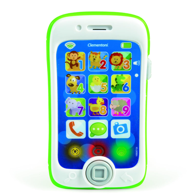 Clementoni Baby Baby Camera, Electronic Camera for Children 9+ Months, with Sounds and Lights, Early Childhood Educational Game, Stimulates Manuality, Made in Italy, Italian Language, 17440