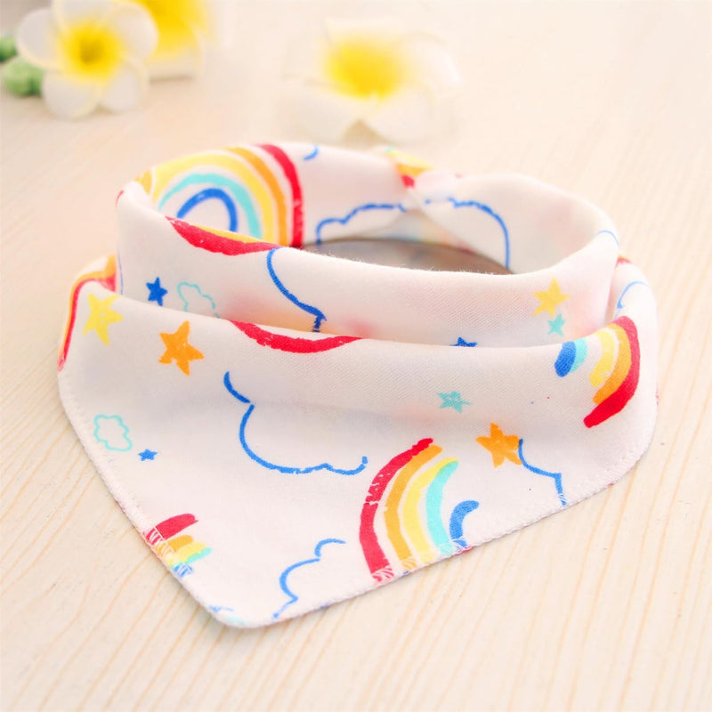 SLOSH 17 Bavaglino Neonato Bavaglini Bandana Cotone 100% Neonati Neonata Dentizione Panno per Ruttino Unisex