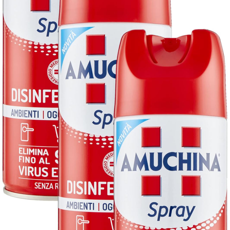Amuchina Spray Disinfettante Virucida per Ambienti, Oggetti e Tessuti, 100 ml