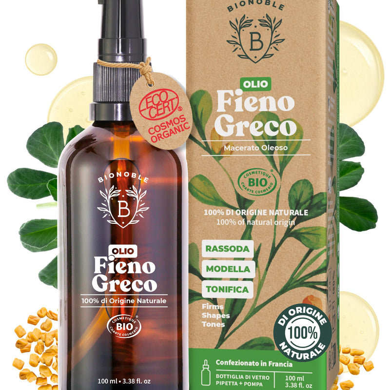 BIONOBLE Rosemary Oil for Organic Hair - Stimulates Growth and Reduces Loss - Rosemary, Castor, Argan and Jojoba Essential Oil - Rosemary Oil for Hair Growth - Glass Bottle + Pipette - 50 ml