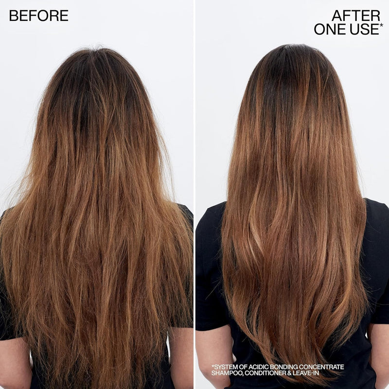 Redken | KIT Shampoo + Balsamo + Trattamento Leave-In, Routine Professionale per Capelli Danneggiati, Acidic Bonding Concentrate