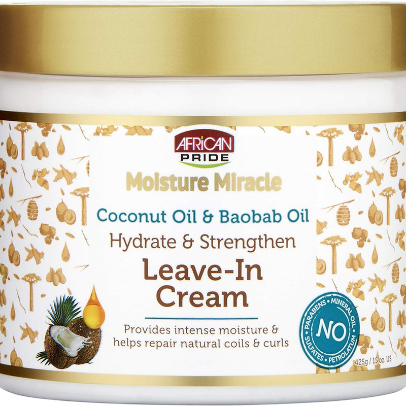 AFRICAN PRIDE MOISTURE COCO & BAOBAB LEAVE - IN - COCO & BAOBAB FREE CARE CREAM