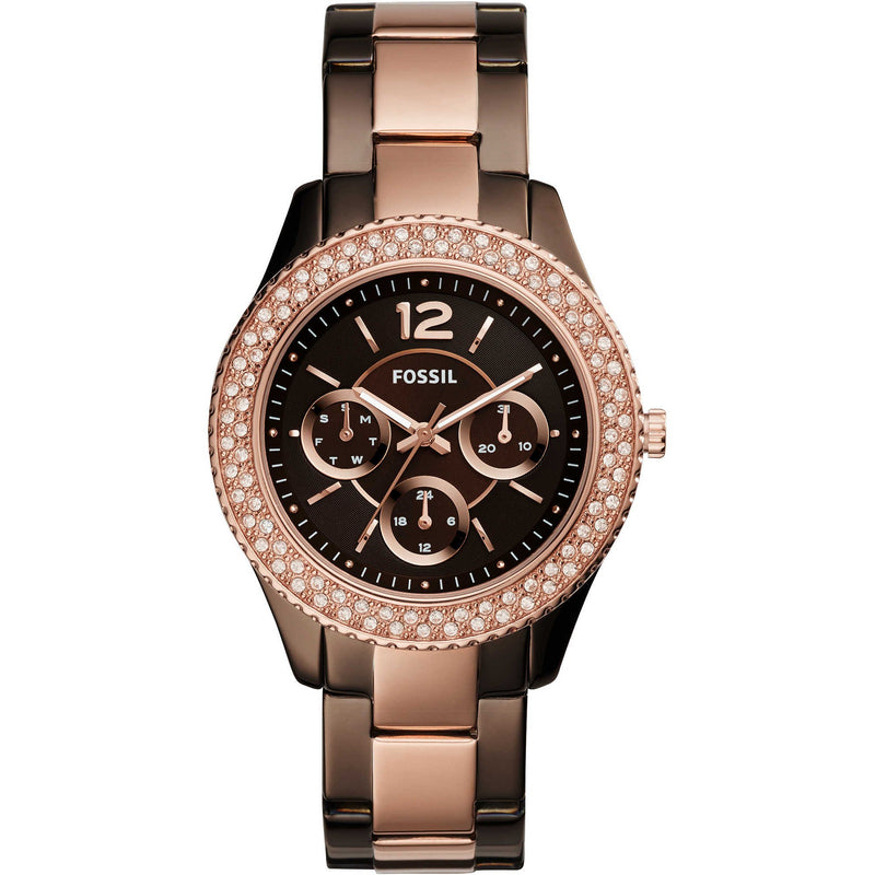 Fossil Stella Women's Watch Chronograph Movement with Stainless Steel or Leather Strap