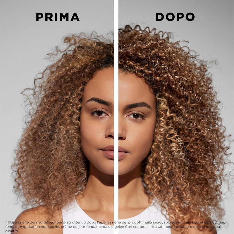Kérastase, Curl Manifesto, Routine Idratante, Per Capelli Ricci e Crespi, Con Miele di Manuka & Ceramide, Shampoo Bain Hydratation Douceur+Maschera Beurre Haute Nutrition+Crema De Jour Fondamentale